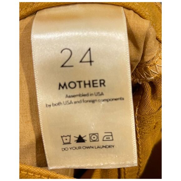 MOTHER The Stunner Ankle Fray Buck Thorn Brown Skinny Button Fly Jeans - Picture 3 of 7